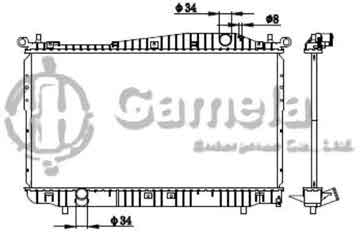 6190423013-T - Radiator for DAEWOO NUBIRA/EXCELLE 2008- M/T