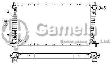 6190604037-T - Radiator for FORD EXPEDITION/F-150 250 350 V8 5.4/5.6 97-03 A/T OEM: F75H8005JB DPI: 2136 2719 1996