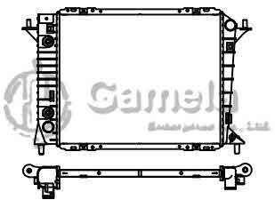 6190604050-T - Radiator for FORD THUNDERBIRD V8 4.6 94-97 A/T DPI: 1551