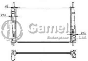 6190604158-T - Radiator for FORD