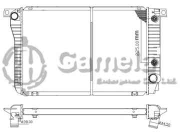 6190604180-T - Radiator for FORD XG FALCON UTE V8 5.0 93-96 A/T