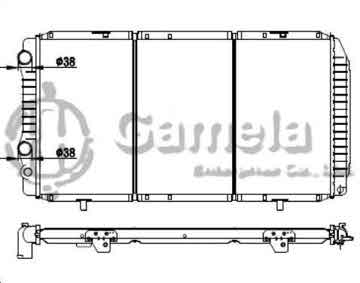 6190620019-T - Radiator for FIAT DUCATO 1.9/2.0 94-02 M/T NISSENS: 61862 OEM: 1307392080, 1301JK