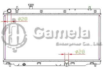 6190804002-T - Radiator for HONDA AIRWARE/MOBILIO M/T