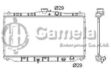 6190804004-T - Radiator for HONDA ACCORD L4 2.0 86-89 M/T NISSENS: 63304 OEM: 19010PH1621 DPI: 984