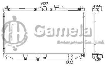 6190804005-T - Radiator for HONDA ACCORD L4 2.2 90-93 M/T NISSENS: 62279A OEM: 19010P45G01 DPI: 1940