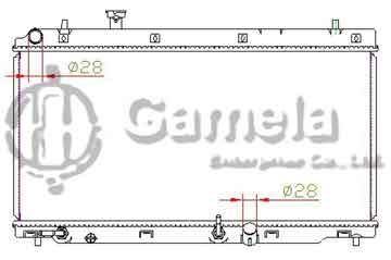 6190804009-T - Radiator for HONDA AIRWARE/MOBILIO A/T