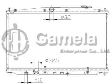 6190804010-T - Radiator for HONDA 广州本田奥德赛（ODYSSEY）RB3 09 A/T