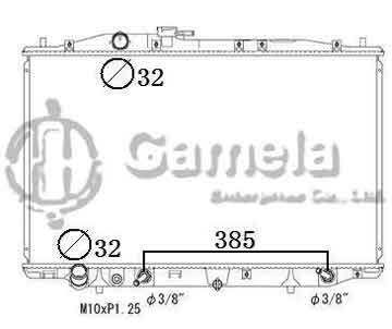 6190804034-T - Radiator for HONDA ACURA RL Base V6 3.7 09-12 A/T DPI: 13081