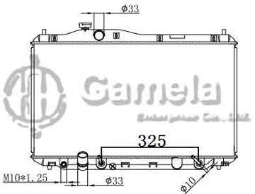 6190804050-T - Radiator for HONDA CIVIC 1.5L 12- A/T DPI: 13257