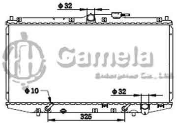 6190804074-T - Radiator for HONDA CF4'97-00 A/T A/T NISSENS: 68117 OEM: 19010PCA014, 19010PCA023