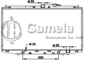 6190804080-T - Radiator for HONDA ODYSSEY99-02 F23A A/T OEM: 19010PGM901, 19010PGM902