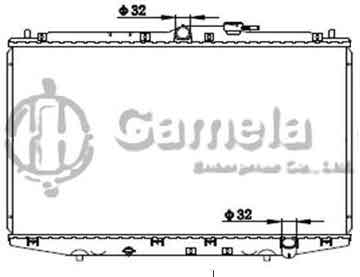 6190804081-T - Radiator for HONDA ODYSSEY99-02 F23A M/T