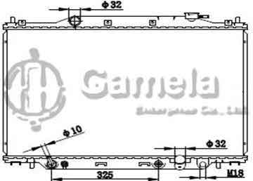 6190804091-T - Radiator for HONDA STEP WAGON RF3/RF4/K20A'01 A/T OEM: 19010PNC901