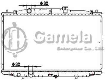 6190804093-T - Radiator for HONDA ACCORD 2.4'2003 CM5 M/T DPI: 2568
