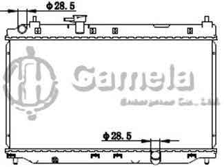 6190804098-T - Radiator for HONDA FIT 1.6'2003 M/T OEM: 19010REJW01