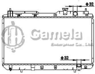 6190804101-T - Radiator for HONDA CRV RD1 M/T NISSENS: 68101A OEM: 19010P3F902, 19010P3F004, 19010P3F014