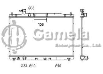 6190804129-T - Radiator for HONDA 07-09 CRV 2.0L M/T