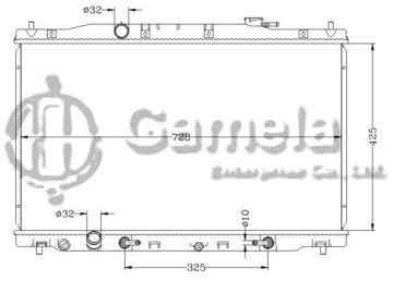 6190804135-T - Radiator for HONDA CR-V 2.4L 12-13 A/T