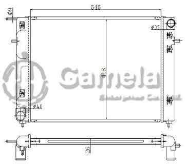 6190812004-T - Radiator for HOLDEN VN COMMODORE V6 3.8 88-91 M/T