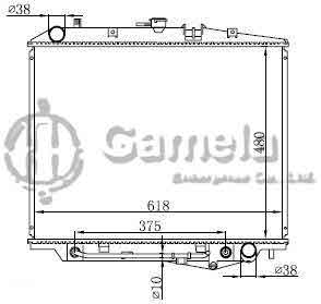 6190812005-T - Radiator for HOLDEN TRIOOPER 3.5L V6 98-02 A/T DPI: 2221