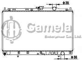 6190825011-T - Radiator for HYUNDAI SANTMO'97 M/T OEM: 25310M2001, 25310M2000