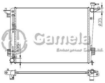 6190825020-T - Radiator for HYUNDAI TUCSON‘2011 A/T