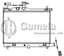 6190825043-T - Radiator for HYUNDAI I30 09- M/T