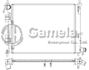 6190825109-T - Radiator for HYUNDAI 瑞纳 MT