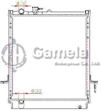 6190919002-T - Radiator for ISUZU NPR 4.8 M/T