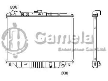 6190919006-T - Radiator for ISUZU RODEO V6 3.2/3.5 93-01 M/T OEM: 8524759590, 8970849230 DPI: 1571MT