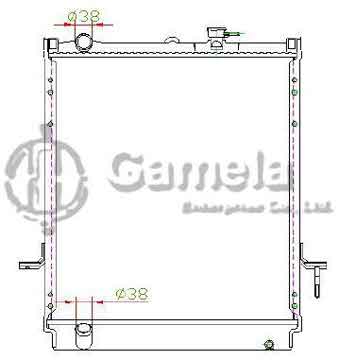 6190919009-T - Radiator for ISUZU NPR M/T