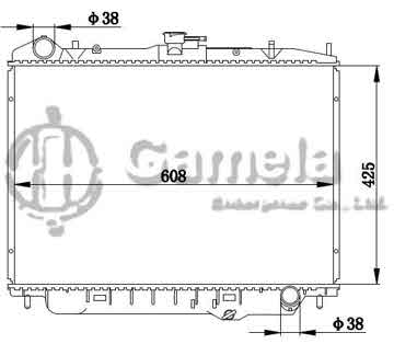 6190919022-T - Radiator for ISUZU RODEO 3.1 MT