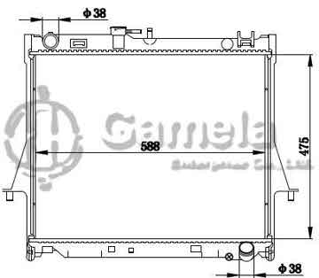 6190919026-T - Radiator for ISUZU PICKUP'2006 MT OEM: 897333512