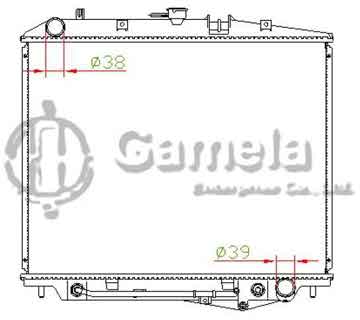 6190919033-T - Radiator for ISUZU TRIOOPER 3.5L V6 98-02 AT OEM: 8972370510 DPI: 2221