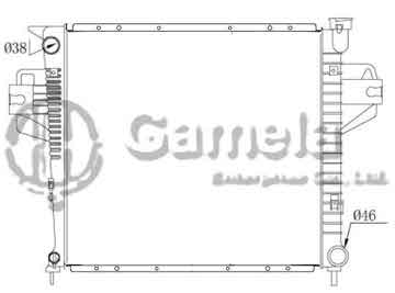 6191016007-T - Radiator for JEEP