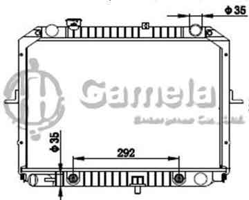 6191109065-T - Radiator for KIA PREGIO 2.7 A/T