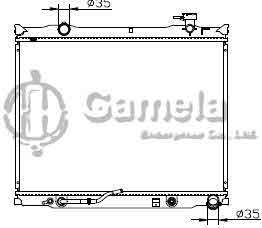 6191109103-T - Radiator for KIA SORENTO BL 2.5itr TURBO DIESEL 07 A/T