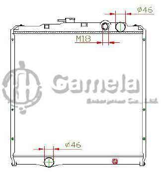 6191302018-T - Radiator for MITSUBISHI FUSO Fighter 92-99 M/T OEM: ME293975