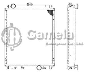 6191302042-T - Radiator for MITSUBISHI CANTER (3.5T) L4 2.9 1996- M/T