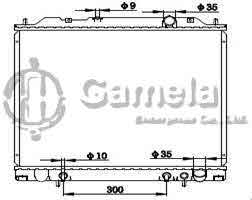 6191302059-T - Radiator for MITSUBISHI L400(G)06- A/T