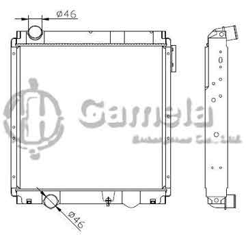 6191302073-T - Radiator for MITSUBISHI CANTER 2008 DIESEL M/T OEM: ME417293