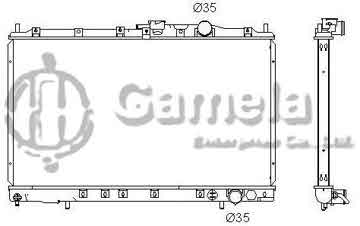 6191302116-T - Radiator for MITSUBISHI EXPO / EAGLE SUMMIT L4 1.8/2.4 92-95 M/T