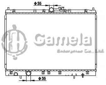 6191302123-T - Radiator for MITSUBISHI SPACE/WAGON CHARIOT M/T