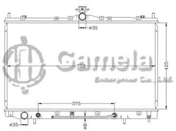 6191302135-T - Radiator for MITSUBISHI