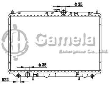 6191302141-T - Radiator for MITSUBISHI CARISMA 1.6 4G63 M/T