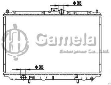 6191302143-T - Radiator for MITSUBISHI CARISMA 1.6 4G63 95-06 M/T NISSENS: 62857A OEM: MB926537