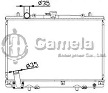 6191302177-T - Radiator for MITSUBISHI L200 PICKUP V6 M/T