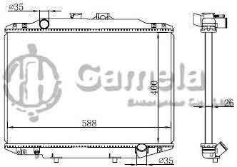 6191302182-T - Radiator for MITSUBISHI R300 M/T