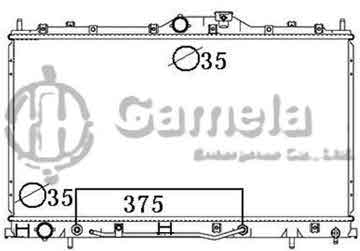 6191302184-T - Radiator for MITSUBISHI A/T