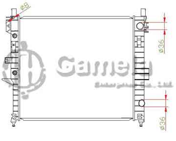 6191304006-T - Radiator for MERCEDES BENZ